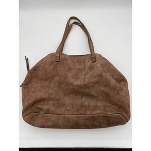 Free People Brown Leather Tote Extra Large Women's Hand Bag